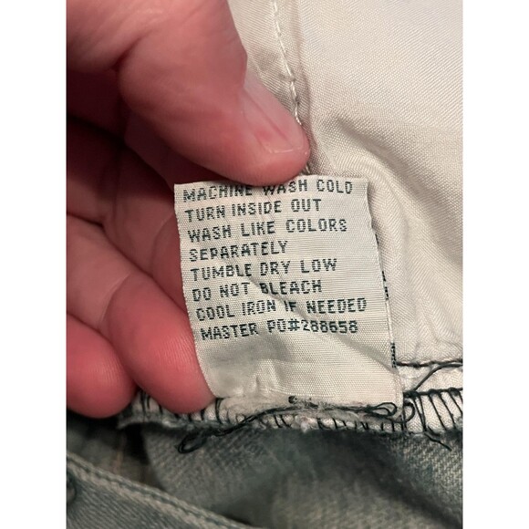 Aviva Denim Shorts Juniors 9 Blue Distressed Rolled Cuff Frayed Hem Casual - Picture 5 of 5